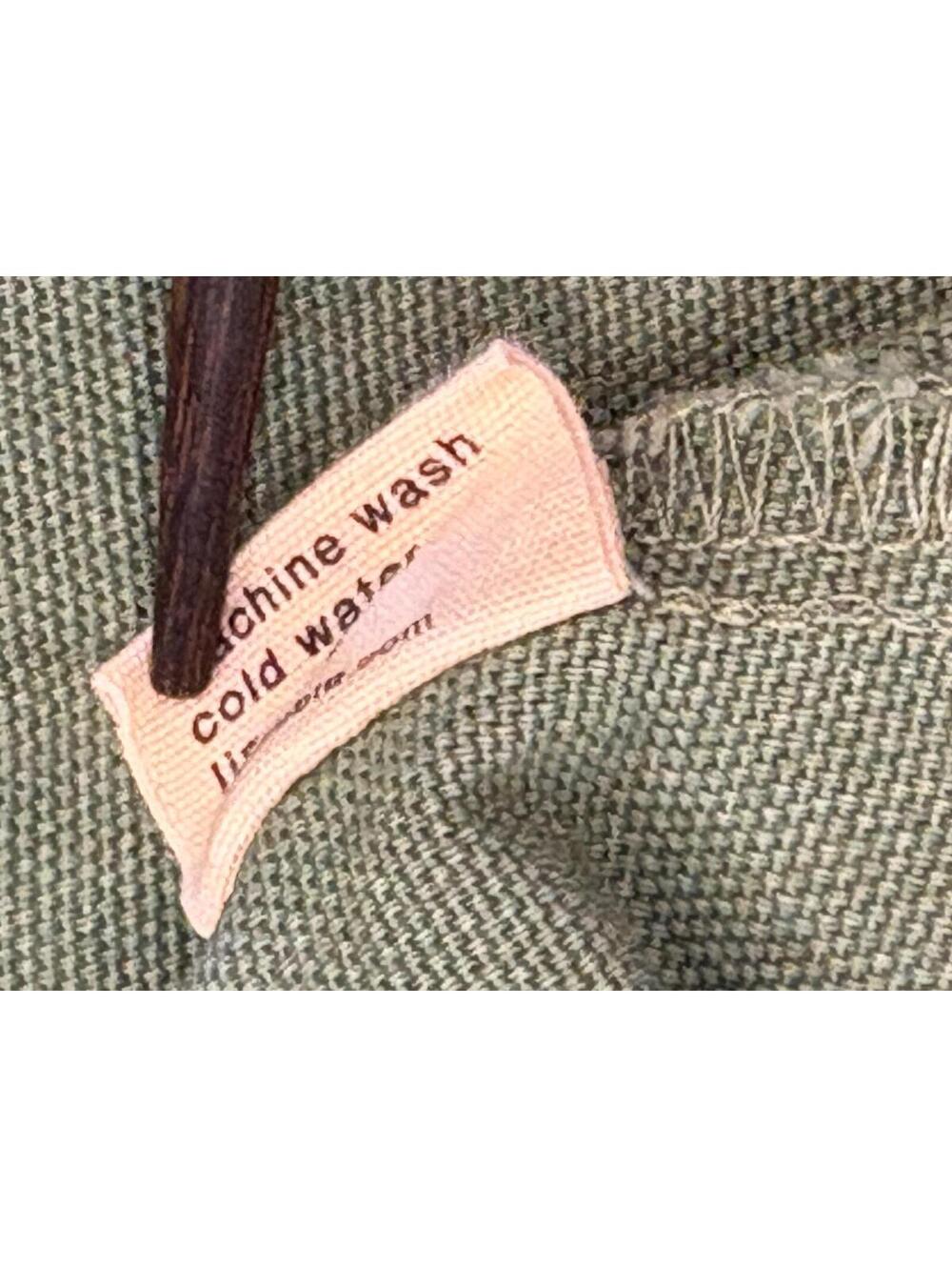 Noble Women’s Organic Cotton Canvas Utility Dress Sea  Glass Green Zip Front S - Picture 9 of 11